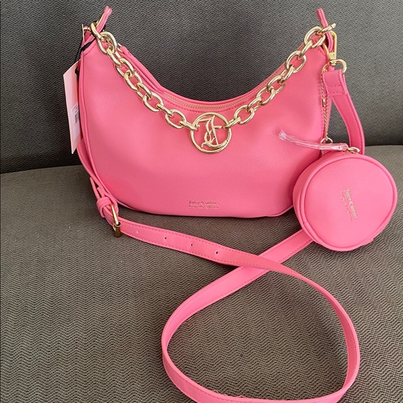Juicy Couture Handbags - SOLD! Juicy Couture Exclusive Pink Lemonade Hold Up Hobo